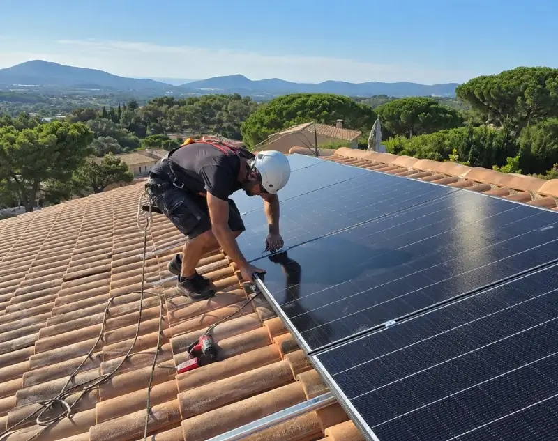 Installateur panneaux solaires Montjoire — pose photovoltaïque sur toiture