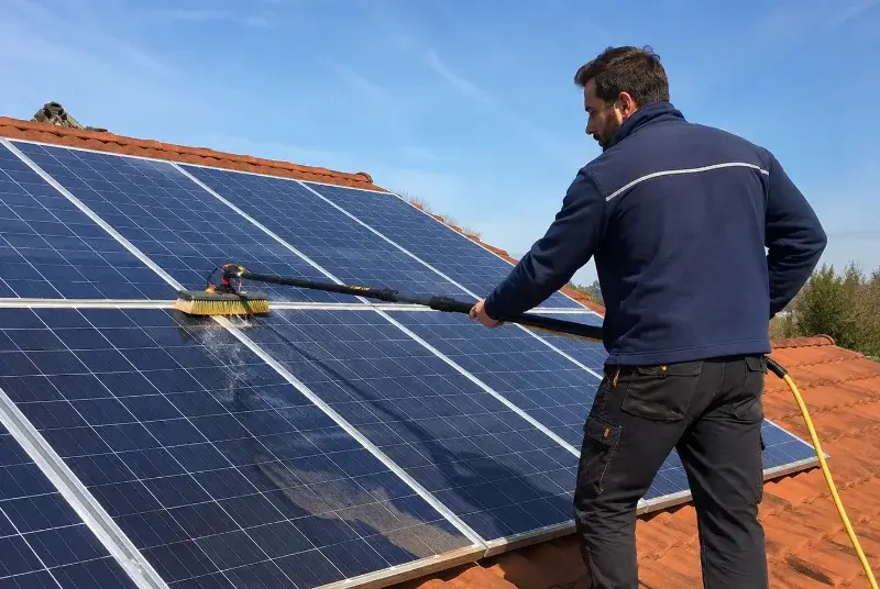Nettoyage et entretien de panneaux solaires à Montjoire