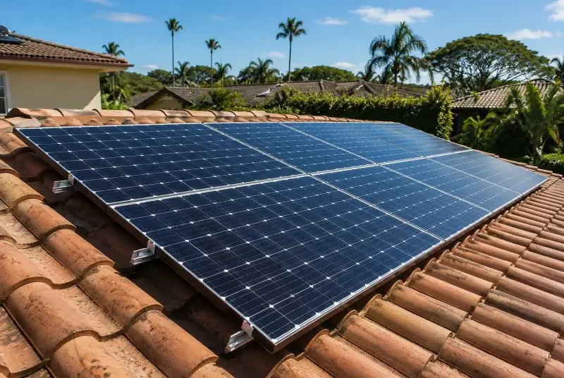 Installation de panneaux solaires à Montjoire